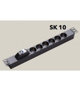 MAQNETOTÉRMICO + TRIPLE 6 SCHUKOS PARA RACK