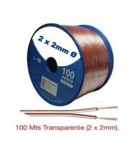 100 MTS (2 x 2 mm) PARALELO TRANSPARENTE 