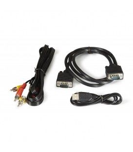 CONVERTIDOR VGA A VIDEO COMPUESTO + AUDIO