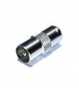 EMPALME PARA CABLE DE ANTENA TV (HEMBRA A HEMGRA) 