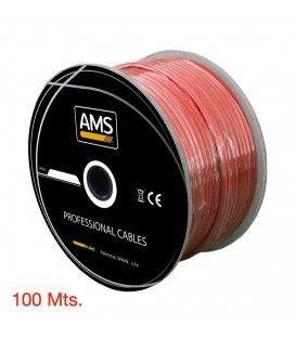 100 MTS MICRO / SEÑAL COLOR ROJO (2 x 0,12mm + Malla) 