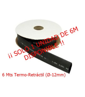 6 Mts Termo-Retráctil (Ø-12mm)