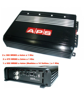 A300.2D (2CH / 1900W / 950 WRMS EN MONO) + CABLE RCA 5 Mts.